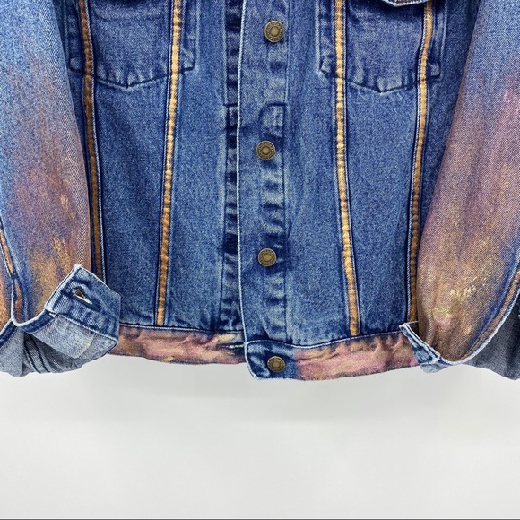 KINGS X QUEENS STUDDED TRUCKER JACKET S - Picture 10 of 16